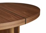 Masă Rotundă din Lemn Masiv de Nuc American Ø178 cm – Colecția Beams - imagine 2