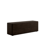 Comodă TV 4 Sertare din Lemn Masiv de Stejar 170x45 cm – Colecția Inia - imagine 3