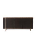 Bufet 3 Uși din Lemn Masiv de Stejar 213x46 cm – Colecția Beams - imagine 2