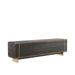 Comodă TV din Lemn Masiv de Stejar 228x50 cm – Colecția Beams - imagine 3