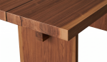 Masă de Dining din Lemn Masiv de Nuc American 193x100 cm – Colecția Beams - imagine 4