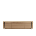 Comodă TV din Lemn Masiv de Stejar 228x50 cm – Colecția Beams - imagine 2