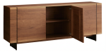 Bufet 3 Uși din Lemn Masiv de Nuc American 183x46 cm – Colecția Beams - imagine 2