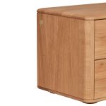 Comodă TV 4 Sertare din Lemn Masiv de Stejar 170x45 cm – Colecția Inia - imagine 9