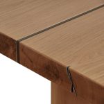 Masă de Dining din Lemn Masiv de Stejar 193x100 cm – Colecția Beams - imagine 3