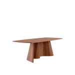 Masă de Dining din Lemn Masiv de Nuc American 274x112 cm – Colecția Cortina