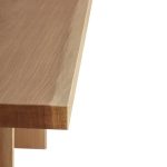 Masă de Dining din Lemn Masiv de Stejar 193x100 cm – Colecția Beams - imagine 4