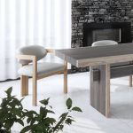 Scaun din Lemn Masiv de Frasin Tapițat (Davis) – Colecția Bordeaux - imagine 5