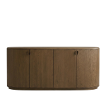Bufet 4 Uși din Lemn Masiv de Stejar 183x50 cm – Colecția Essenza - imagine 2