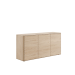 Bufet 3 Uși din Lemn Masiv de Stejar 170x45 cm – Colecția Inia - imagine 4